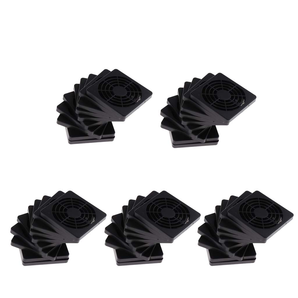Balikha 50x Dustproof PC Case Fan Cooler Filter Mesh - 6cm Computer Cooling Fan with Washable Dust Filter for Gaming PC, Desktop, Workstation - Improve Airflow & Reduce Dust Build-Up