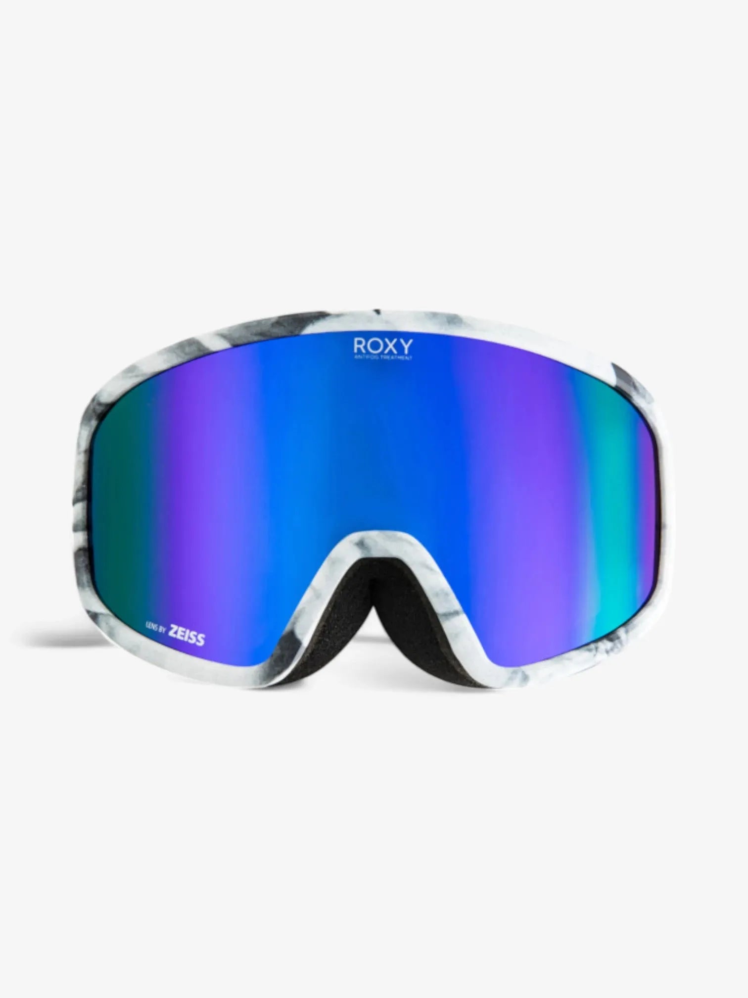 ROXY Feenity Color Luxe Snow Goggles - Black & White | UV Protection, Anti-Fog for Skiing & Snowboarding