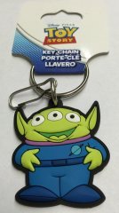 Toy Story Alien Rubber Keychain - Durable Plasticolor Keychain for Kids & Disney Fans - Perfect for Backpacks, Keys & Gifts