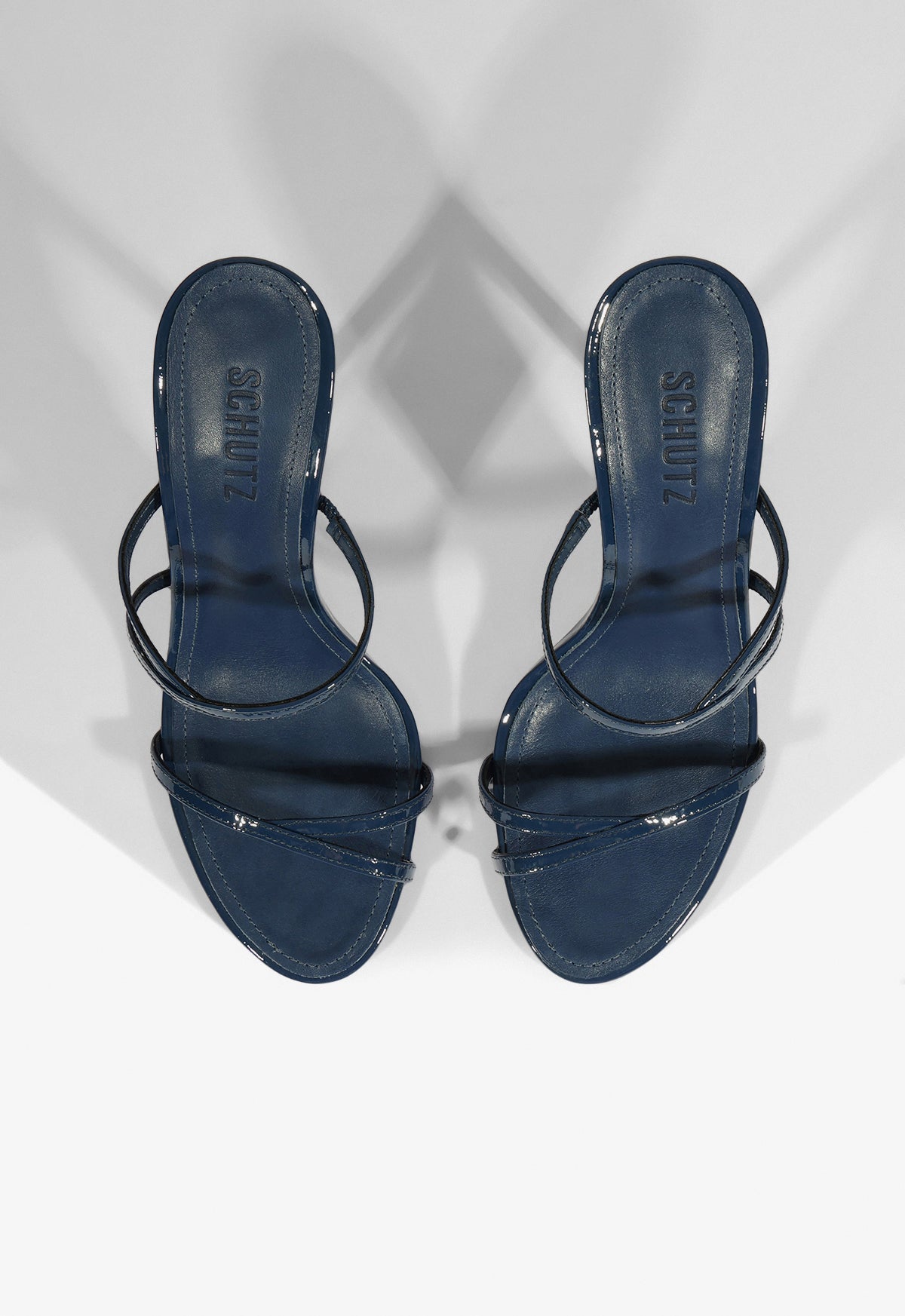 Diana Patent Leather Sandals with 2.5 Inch Heel - Women's High Heel Dress Sandals for Party, Wedding & Evening Events - Style S2152900470003