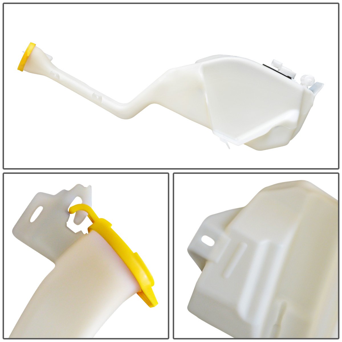 2005-2006 Jeep Grand Cherokee WK Windshield Washer Reservoir Tank with Level Sensor & Pump - OEM Replacement Part for Windshield Cleaning System