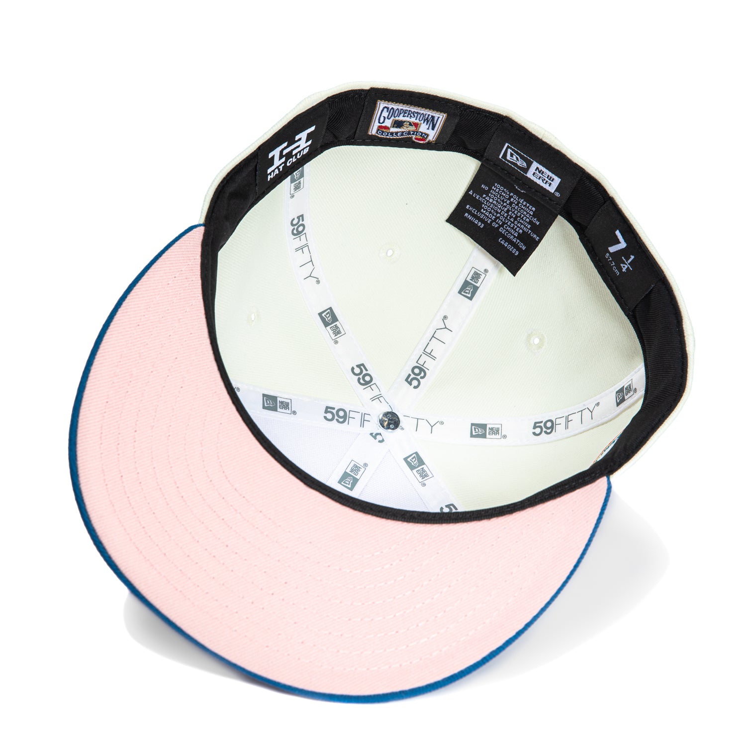 New Era 59Fifty Brooklyn Dodgers 1949 All Star Game Patch Script Hat - White, Indigo, Magenta | Vintage Baseball Cap for Men & Women | Game Day, Casual Wear, Sports Fan Gift