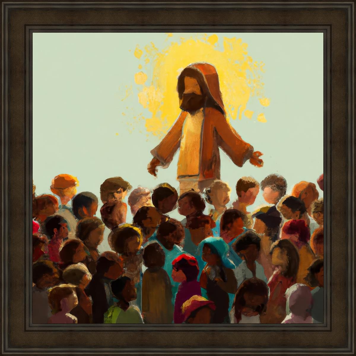 Blessed Are The Children - Inspirational Christian Wall Art for Kids' Room Decor & Nursery - Perfect for Sunday School, Baptism Gifts & Faith-Based Home Decor