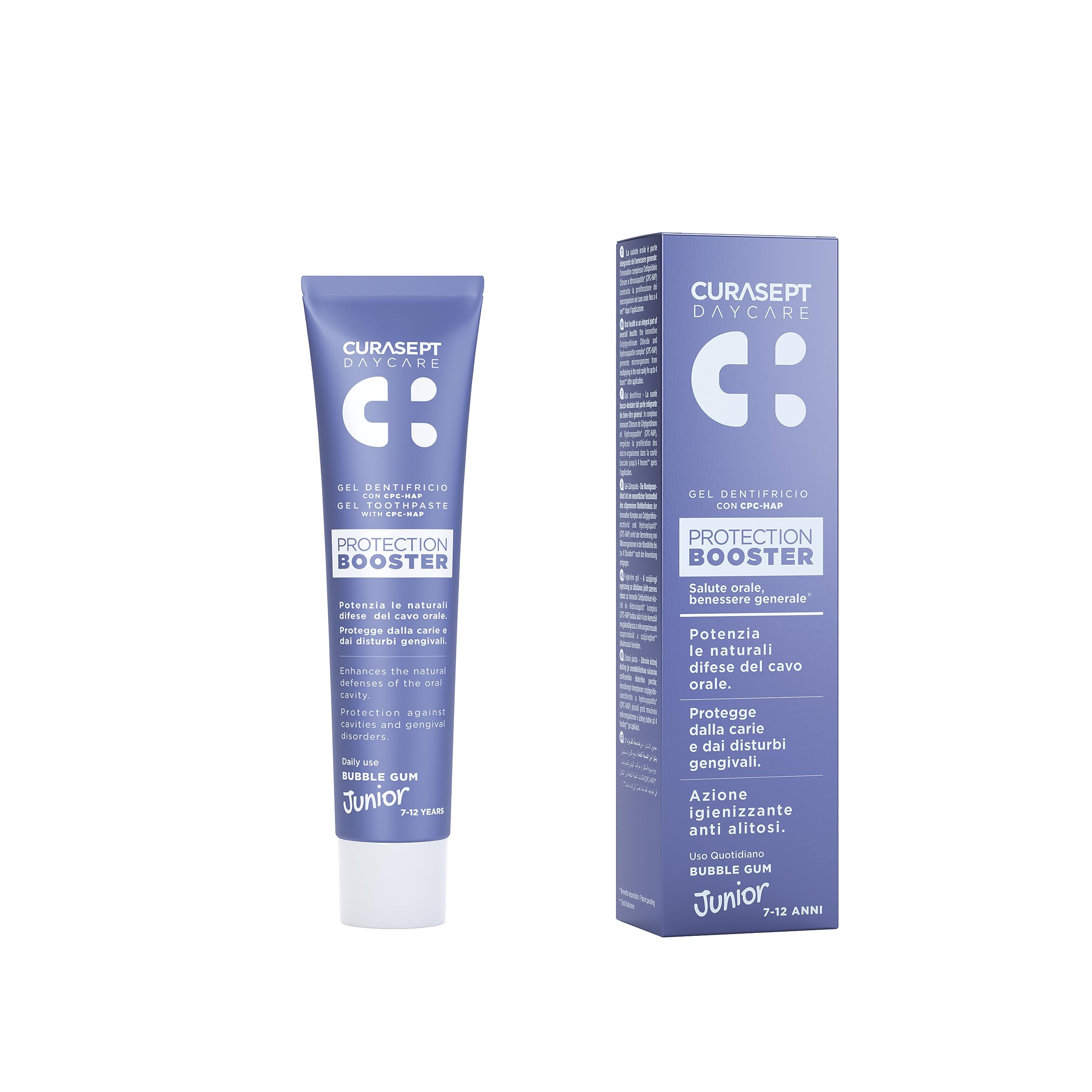 CURASEPT Kids Toothpaste - Bubble Gum Flavor 75ml | Fluoride Protection for Children's Teeth | Ideal for Daily Oral Care & Cavity Prevention