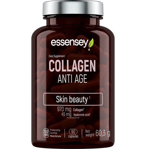 Premium Collagen Supplement for Anti-Aging - 90 Capsules | Supports Skin Elasticity & Joint Health | Perfect for Daily Wellness Routine & Beauty Regimen