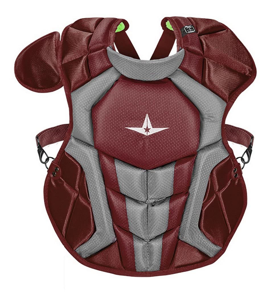 All-Star CPCC912S7XMA S7 Axis™ Youth Chest Protector - NOCSAE Certified for Baseball & Softball (Ages 9-12) - Lightweight Protection for Catchers & Infielders