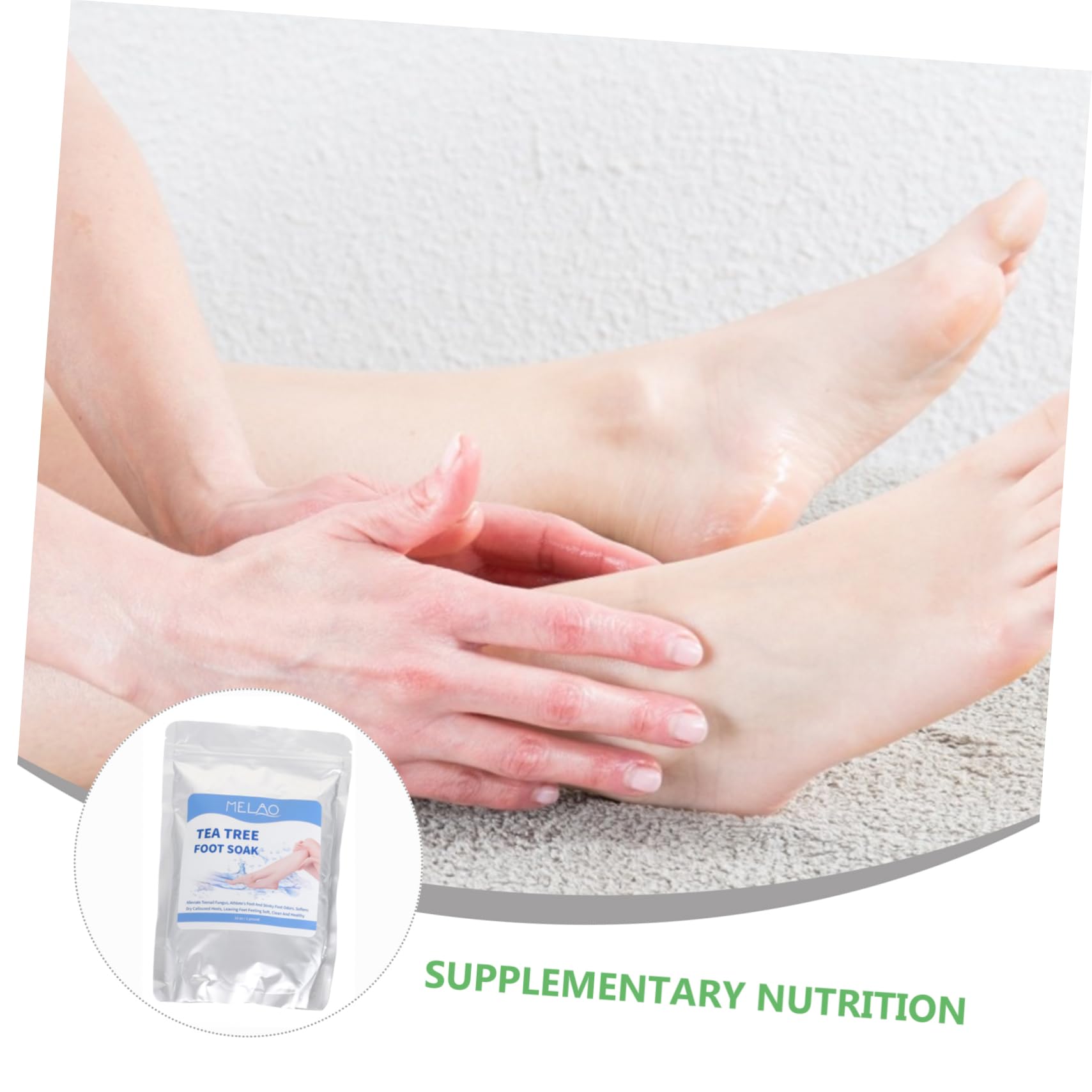 FRCOLOR Foot Bath Salt for Dead Skin Removal & Moisturizing – Exfoliating & Hydrating Foot Care – Perfect for Spa, Relaxation & At-Home Pedicures