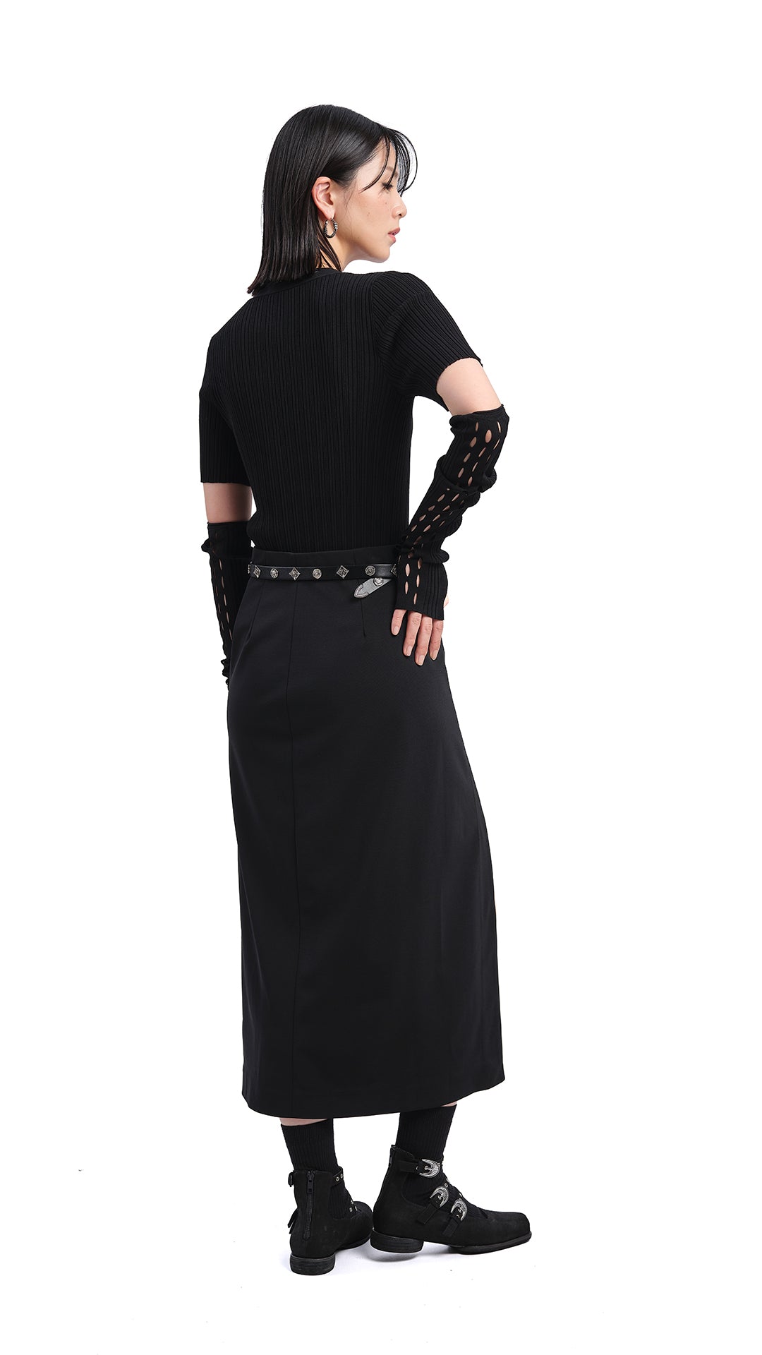 Stylish Pencil Split Skirt for Women - High Waist Office Work Formal & Casual Wear - Perfect for Business, Dating, and Everyday Outfits