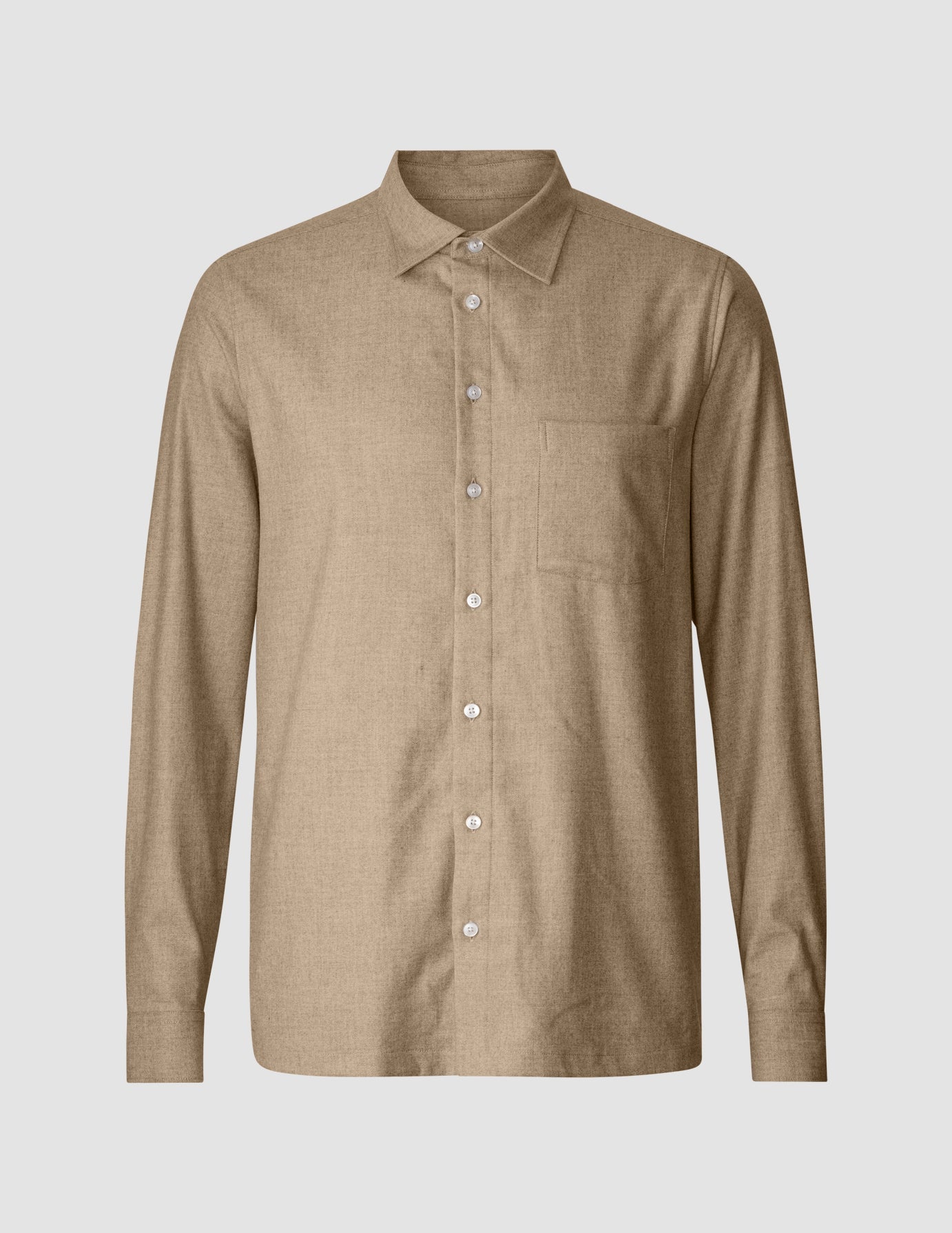 Men's Casual Khaki Shirt - Comfortable & Stylish Button-Up for Everyday Wear | Perfect for Work, Outings & Relaxation