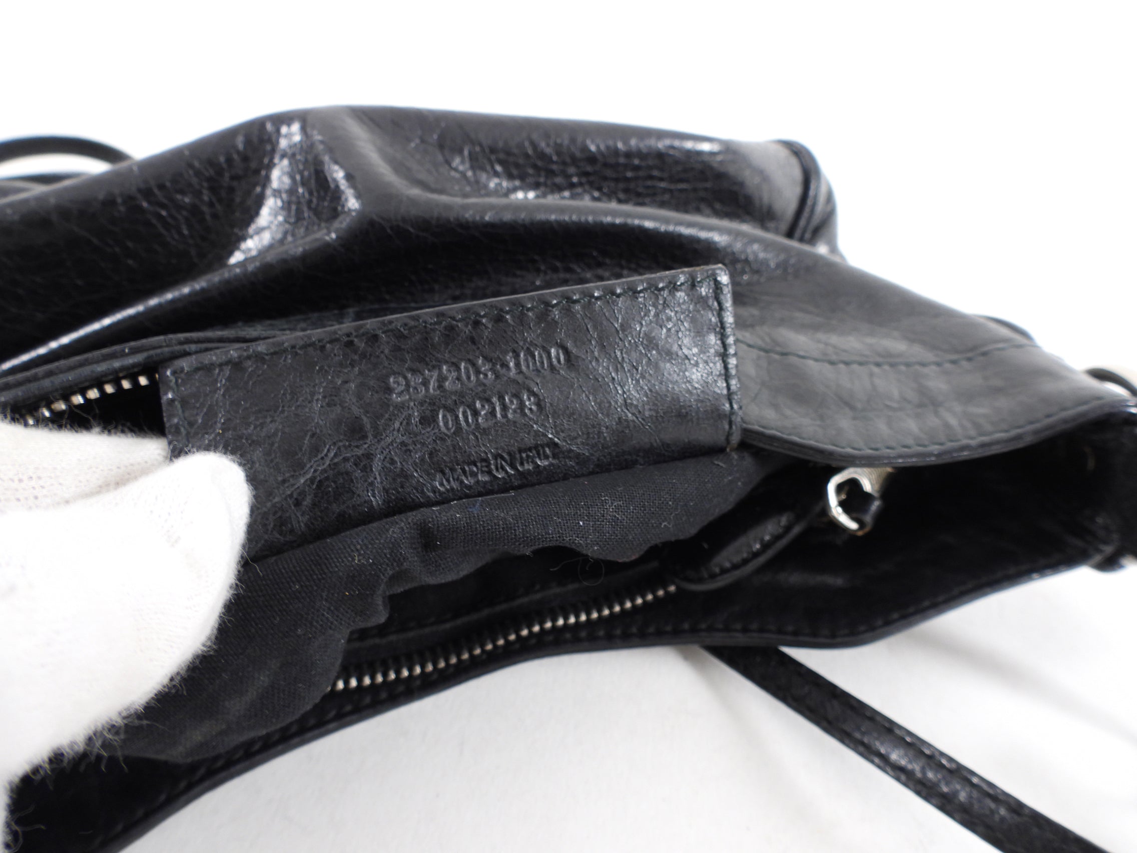 Balenciaga Black Leather Giant 12 Stud Hip Crossbody Bag for Women | Luxury Designer Handbag for Parties, Dating & Night Out