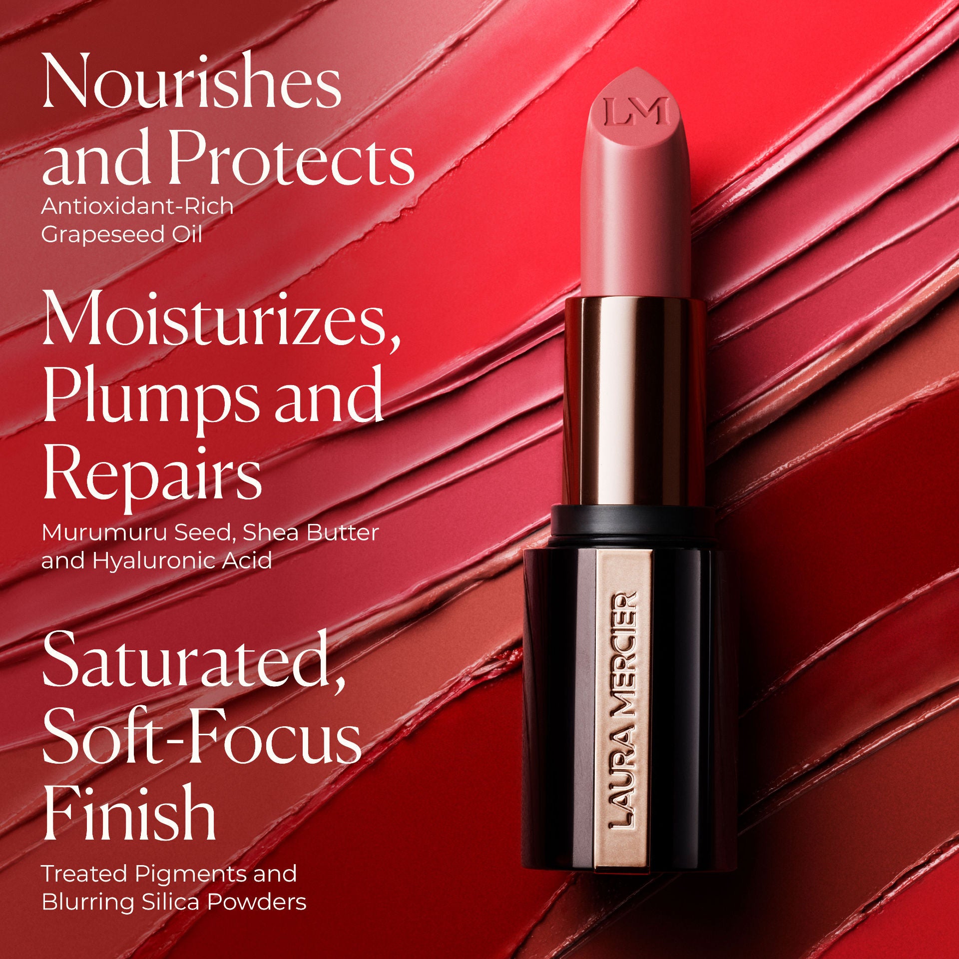 Luxury Caviar Hydra Crème Lipstick - Long Lasting Hydrating Lip Color with Vitamin E - Perfect for Daily Wear, Date Night & Special Occasions
