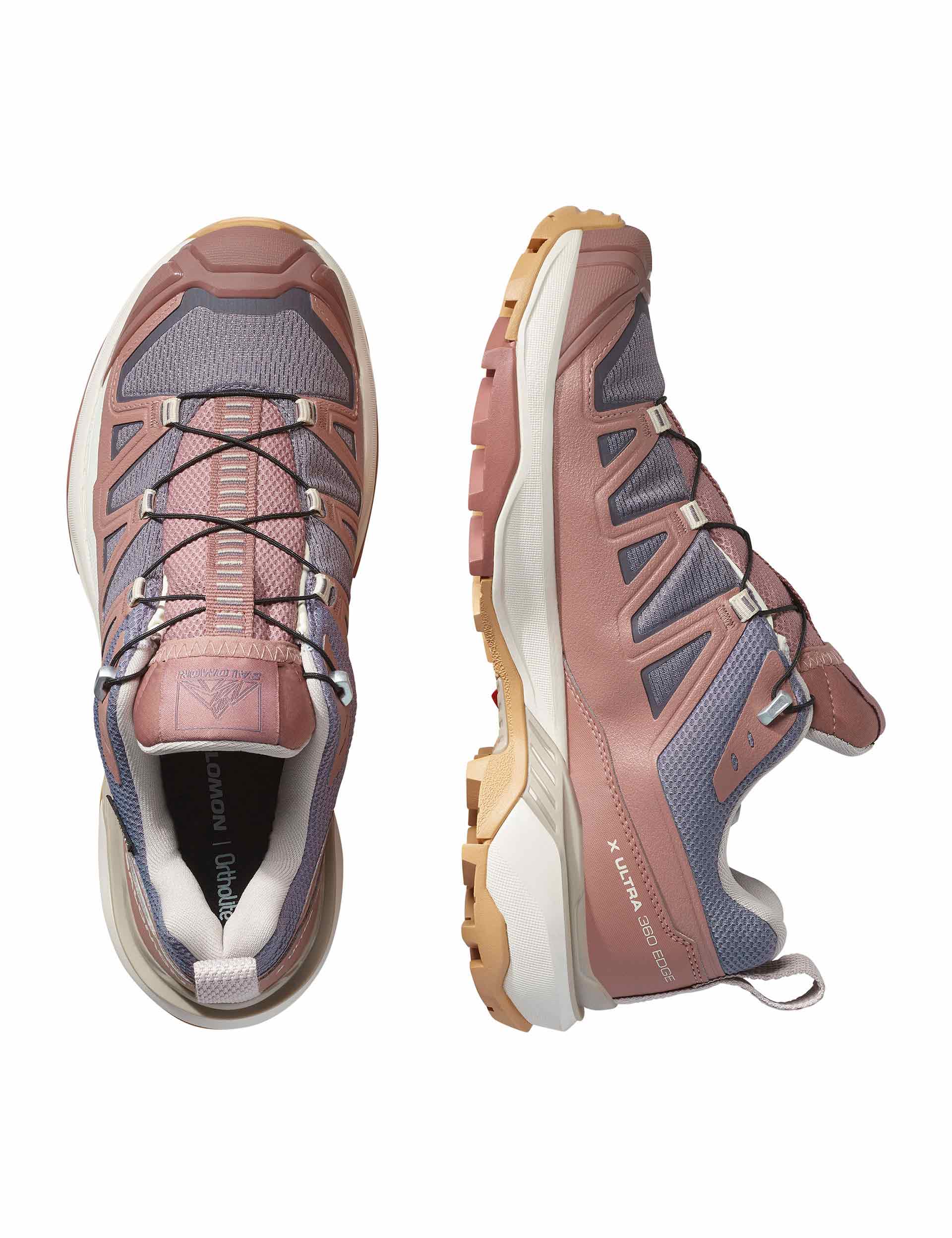X Ultra 360 Edge Gore-Tex Hiking Boots - Waterproof & Breathable - Excalibur/Burlwood/Silver Cloud - Perfect for Mountain Climbing, Trail Running & Outdoor Adventures