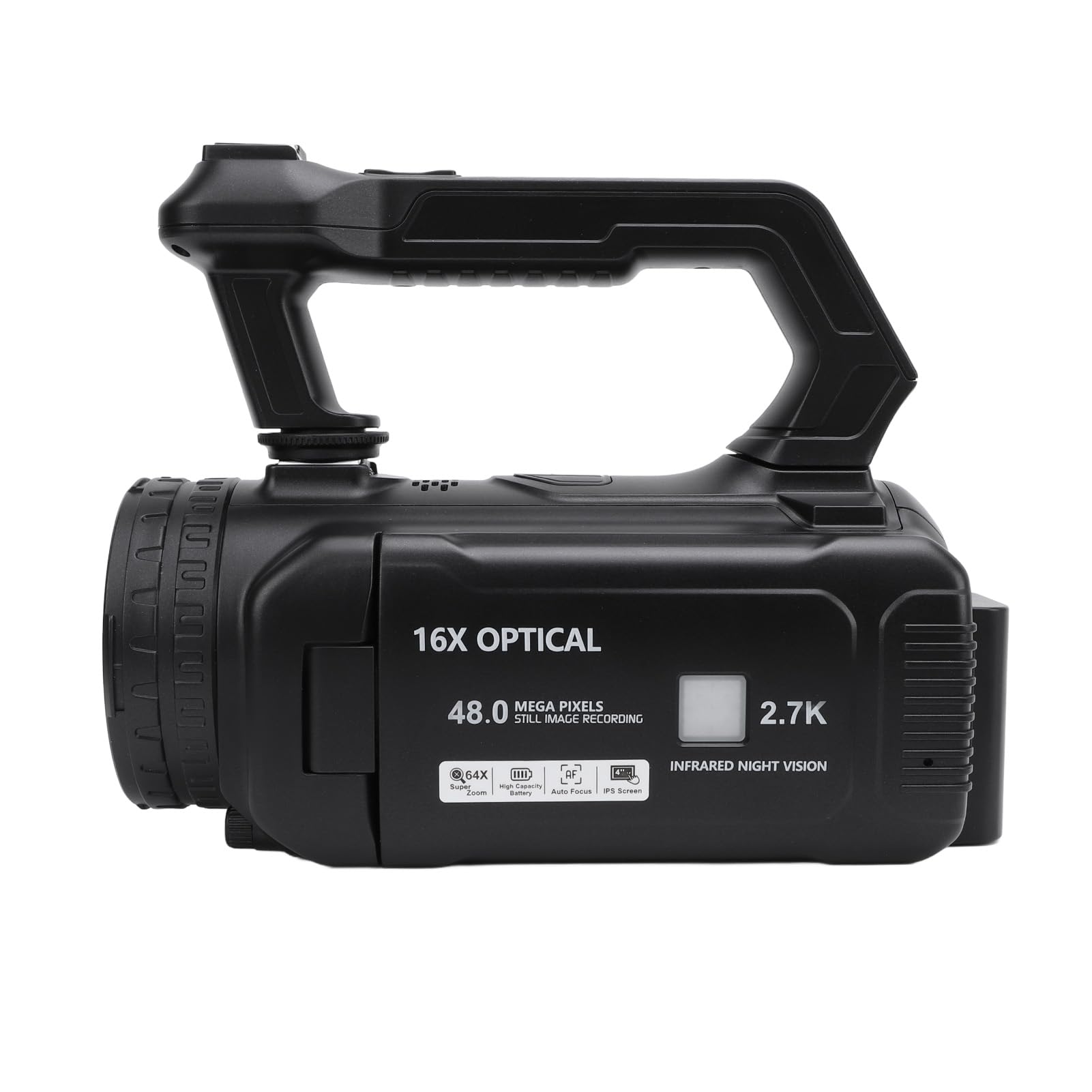 ASixxSix 2.7K 48MP Digital Video Camera with 16X Zoom & 4