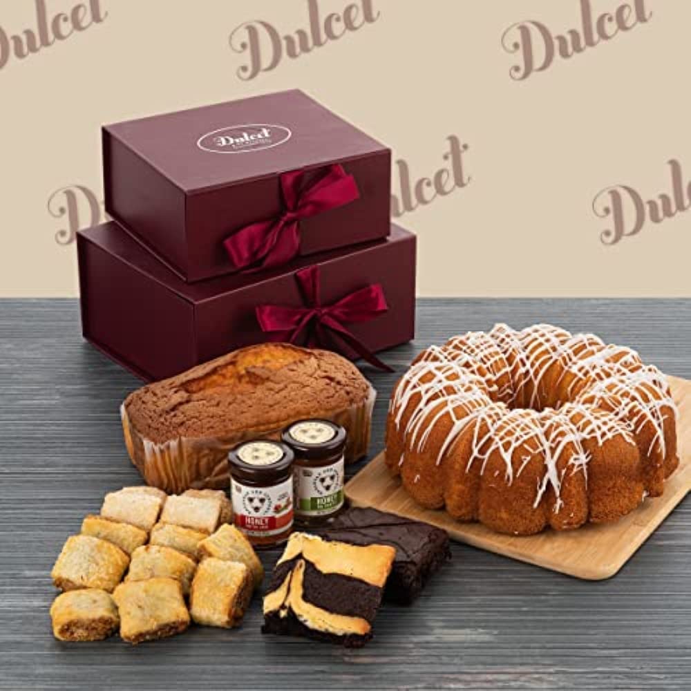 Premium Gift Baskets for Weddings, Corporate Events & Celebrations - Luxury Food Gift Towers for Families & Friends by Dulcet | Perfect for Anniversaries, Holidays & Special Occasions