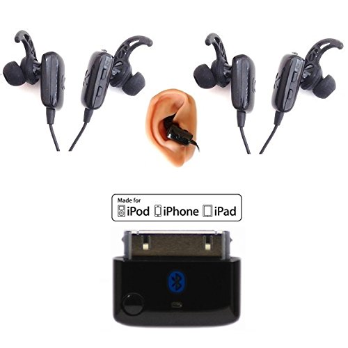 i10 Plus 2 Marathon Bluetooth Transmitter & Stereo Headset Bundle - Dual Audio Streaming for Music & Calls | Wireless Headphones for Gym, Running, Workout & Office Use