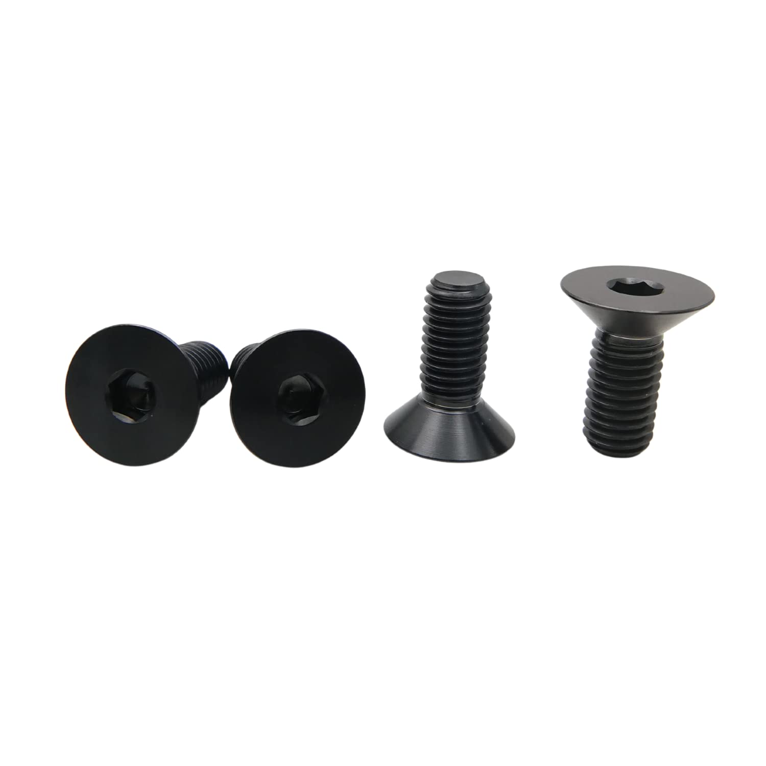 Titanium M5x10mm Hex Socket Cap Bolts - 5 Pack for Motorcycles & Bikes