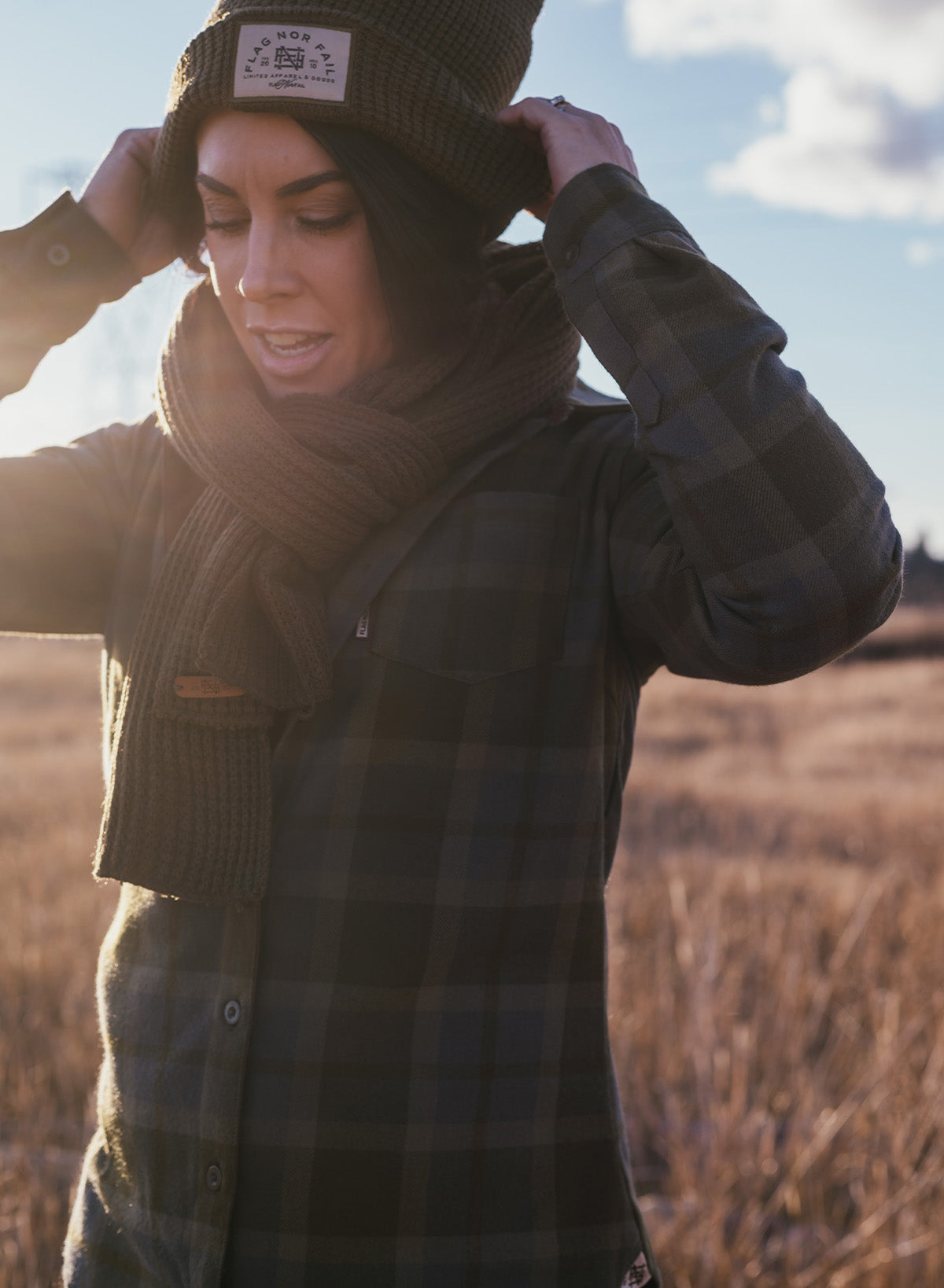 Forever Scarf - Soft & Stylish Olive Green Winter Accessory for Women | Perfect for Cold Weather, Outdoor Activities & Fashion Outfits