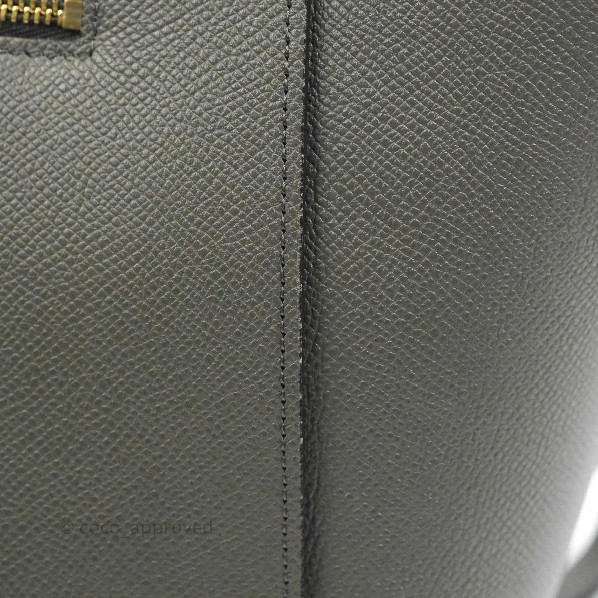Celine Mini Belt Bag in Grey Grained Calfskin with Gold Hardware - Perfect for Everyday Use, Work & Travel