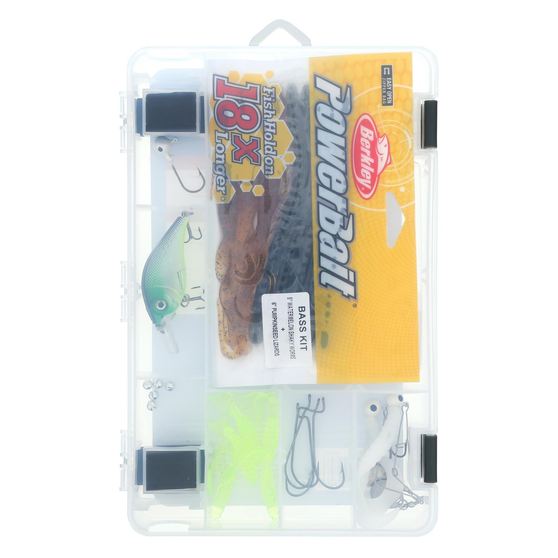 Catch More Fish® Bass Fishing Kit - Premium Lures, Hooks & Tackle for Bass Fishing Enthusiasts - Perfect for Freshwater & Saltwater Fishing Trips