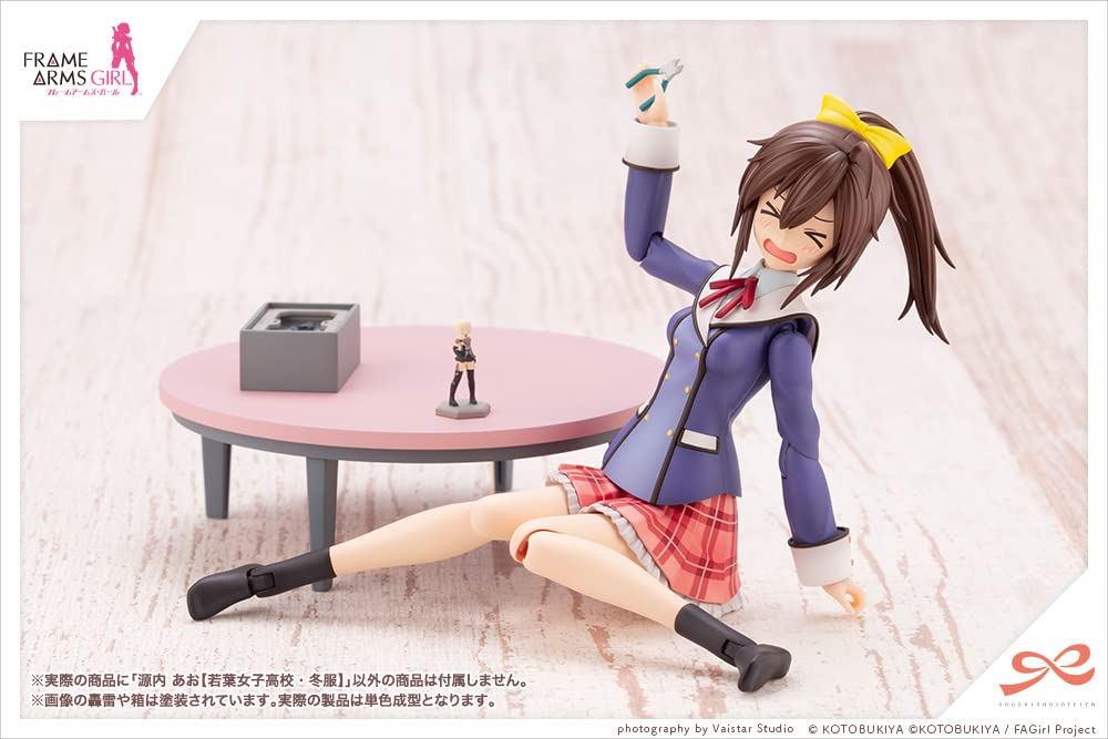 KOTOBUKIYA Sousai Shojo Teien: Ao Gennai (Wakaba Girls’ High School Winter Uniform) Blue Anime Figure - Perfect for Collectors, Display, and Cosplay Inspiration