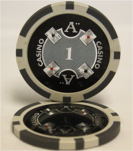 1000pcs MRC Poker Chips Set - Professional Casino Grade Ace Design with Durable Acrylic Storage Case | Perfect for Home Poker Games, Casino Nights, and Gift Giving