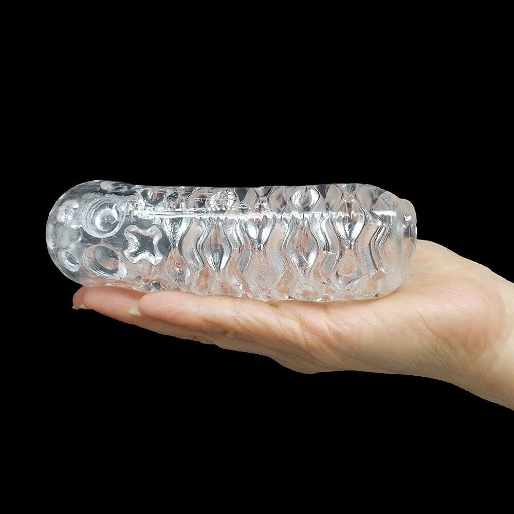 WALLER PAA Mini Ribbed Pocket Cock Stroker Sleeve - Male Masturbation Toy for Men | Discreet & Portable Pleasure for Travel, Solo Play & Couples Fun
