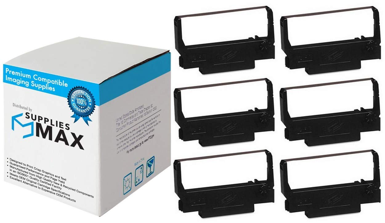 Bixolon SRP-275/275II Compatible Printer Ribbon - 6 Pack (RRC-201B) - High-Quality Replacement for POS Receipt Printing in Retail & Restaurant Businesses