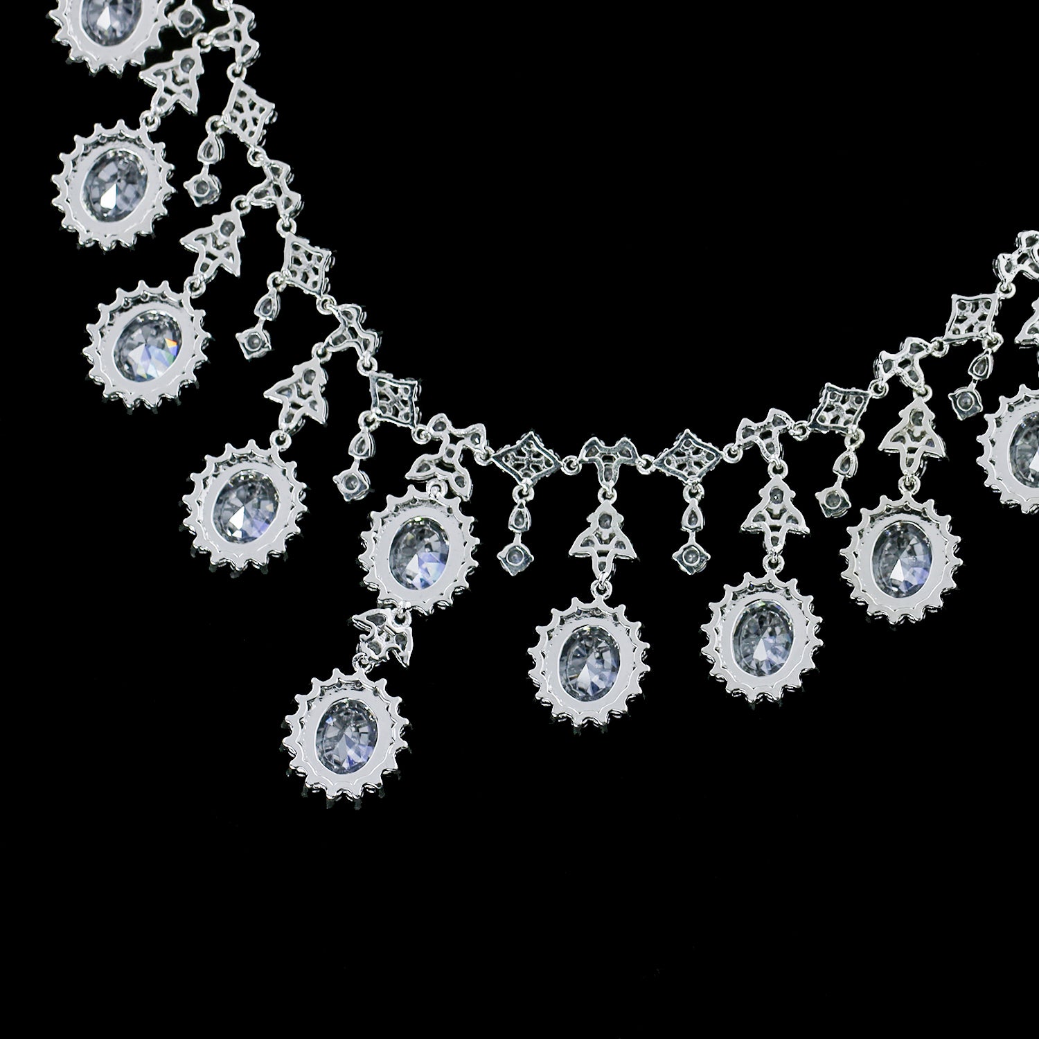 Elegant Cubic Zirconia Bridal Jewelry Set - Necklace & Earrings for Weddings, Engagements & Formal Events | CN10268