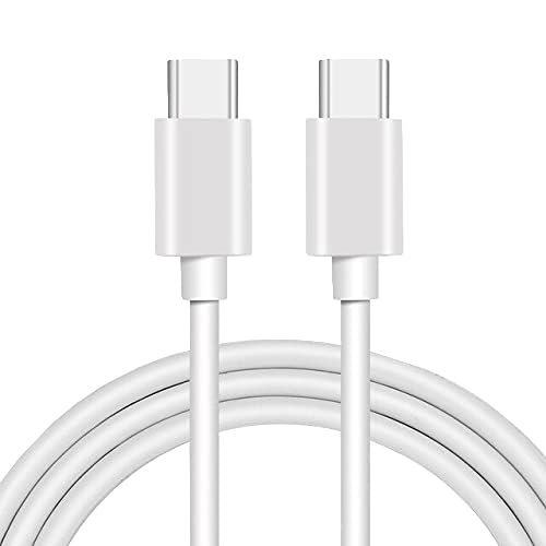 Samsung Galaxy USB C to USB C Fast Charging Cable - Compatible with S25, A56, A36, A26, A16, A06, S24 FE, A15, A05s, A14, A25, A35, A55, S23 Ultra, A34, A54, A04s, A52s, A13, A12, A33, A03s - 3ft White Type C Charger for Phone, Tablet & Laptop - Perfect for Home, Office & Travel
