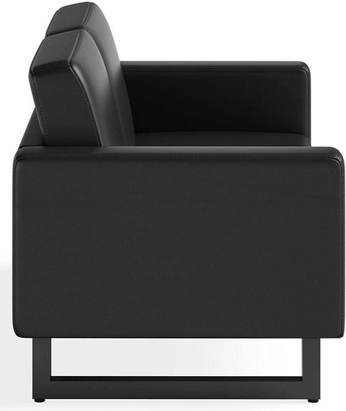 Safco Mirella Lounge Settee with Legs Included [1731MRL2] - Modern Office Seating for Reception Areas & Waiting Rooms