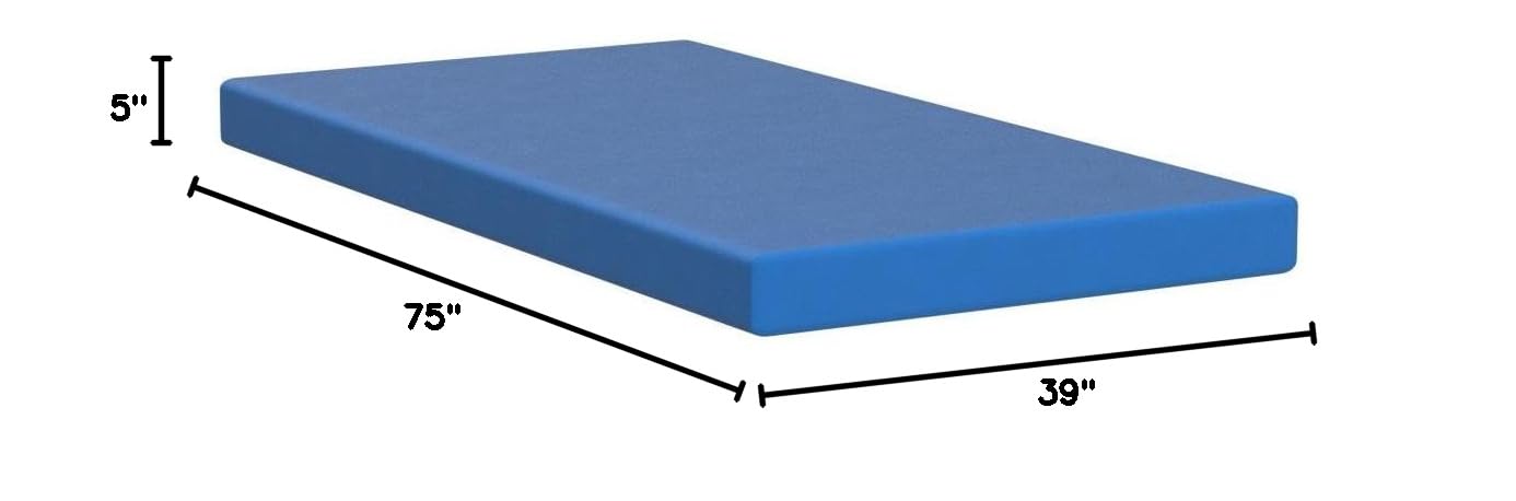 ZINUS 5 Inch Cooling Gel Memory Foam Mattress - Twin Size for Bunk Beds, Trundle Beds & Day Beds - Pressure Relief & Motion Isolation - Perfect for Kids Rooms, Guest Rooms & Small Spaces