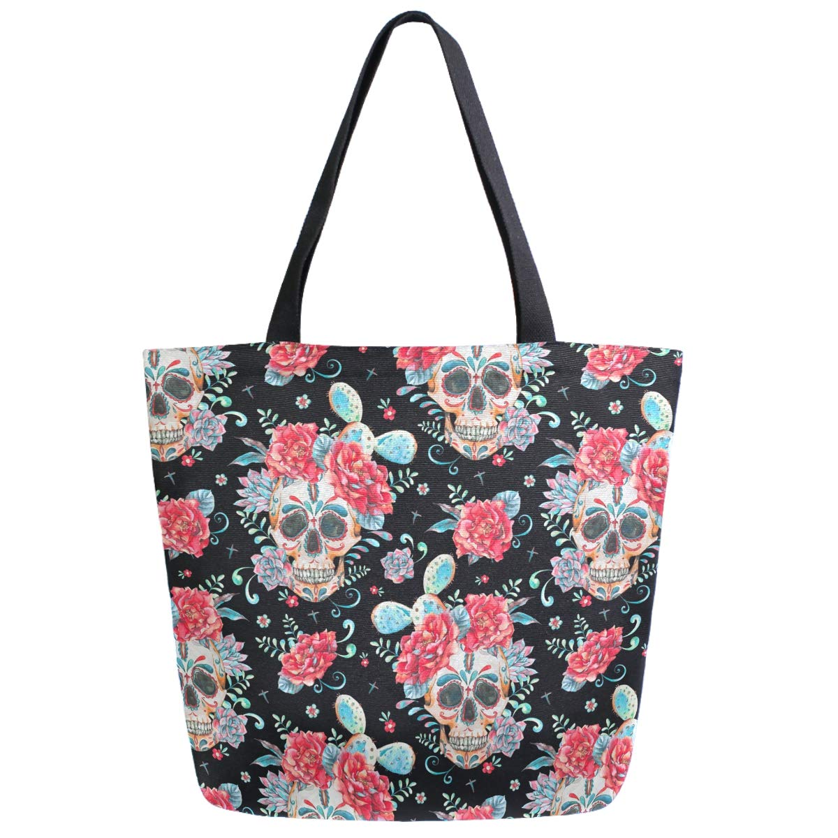 Stylish Funny Pattern Extra Large Shoulder Tote Bag for Women - Durable Beach Travel, Weekender, Gym & Grocery Shopping - Perfect for Vacation, Work & Daily Errands