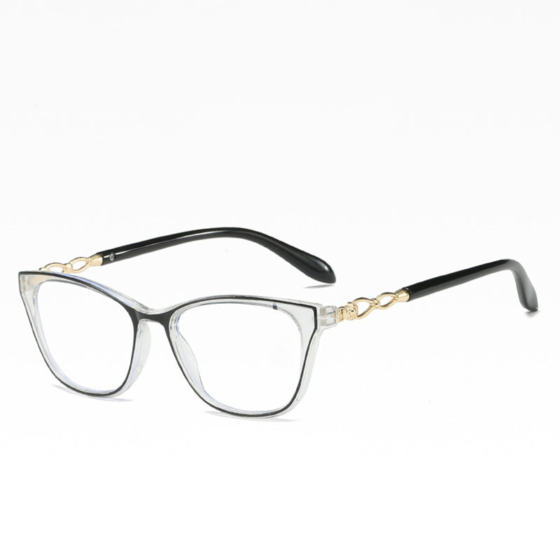Anti Blue Light Reading Glasses - Full Frame Resin Metal Eyewear for Computer, Gaming & Office Work - Reduce Eye Strain & Fatigue