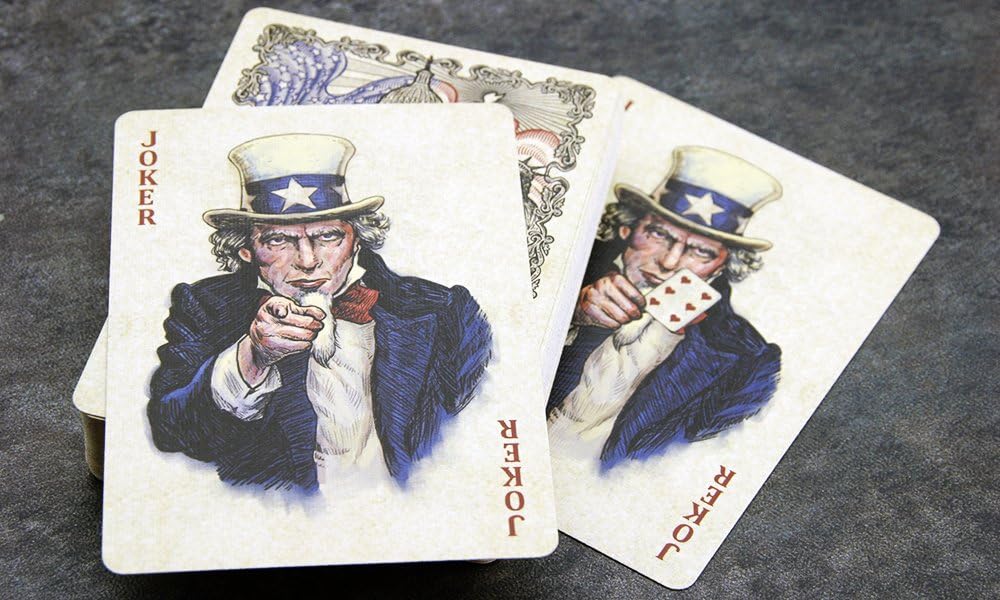 US Presidents Bicycle Playing Cards - Deluxe Embossed Collector's Edition | Premium Poker Cards for Game Nights, Gifts & Collectors