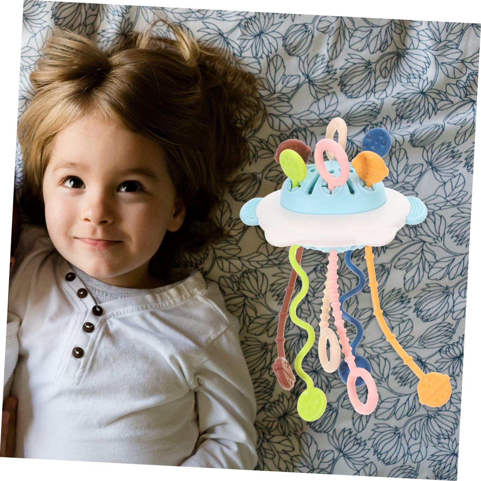 ORFOFE Sensory Bath Toys for Toddlers - Educational STEM Teething & Drawstring Toys for Kids - Safe Plastic Bath Time Fun for Sensory Play & Learning