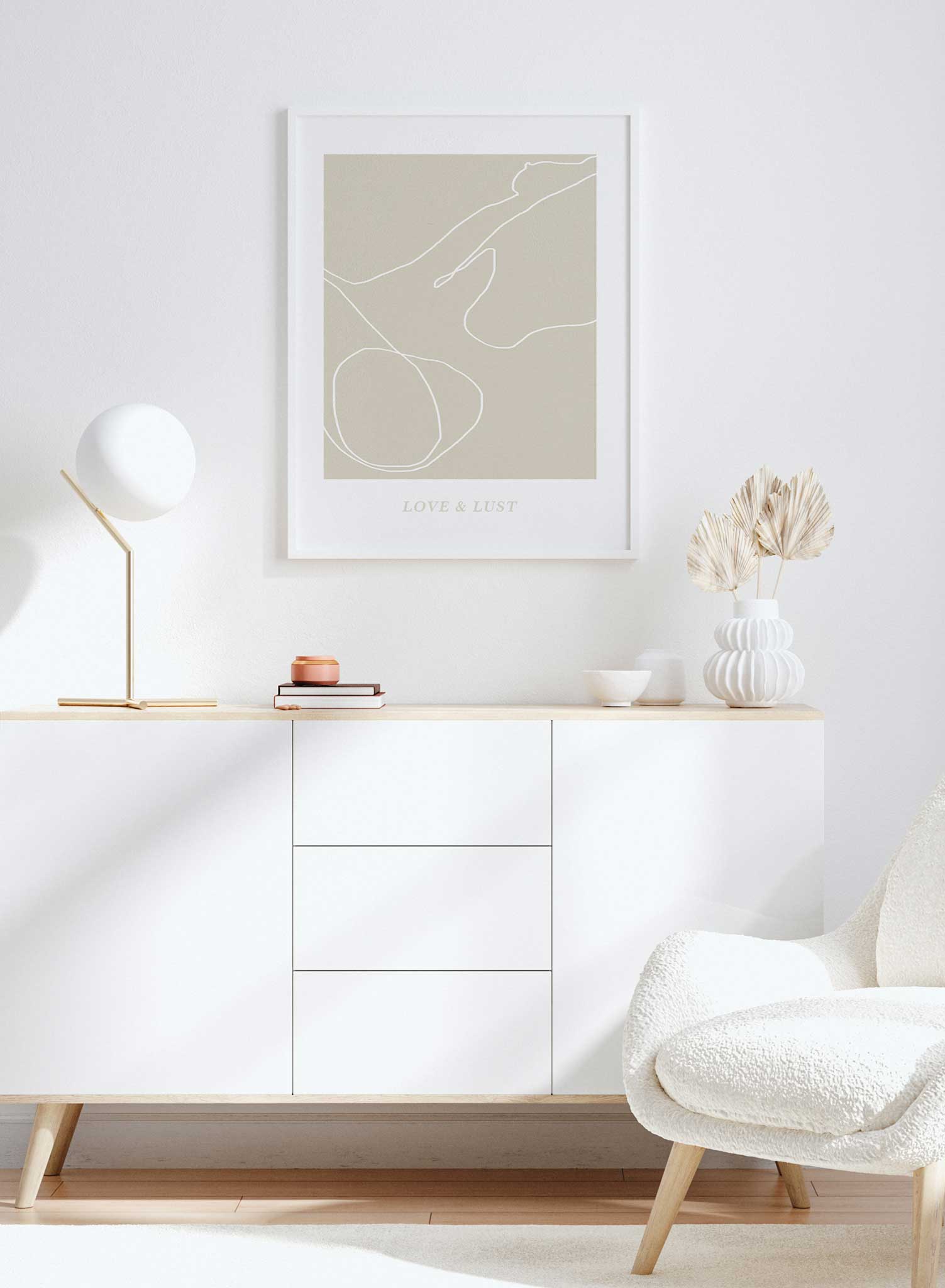 Love & Lust Poster - Romantic & Passionate Wall Art Decor for Bedroom, Living Room & Office - Perfect for Couples, Home & Gift Ideas