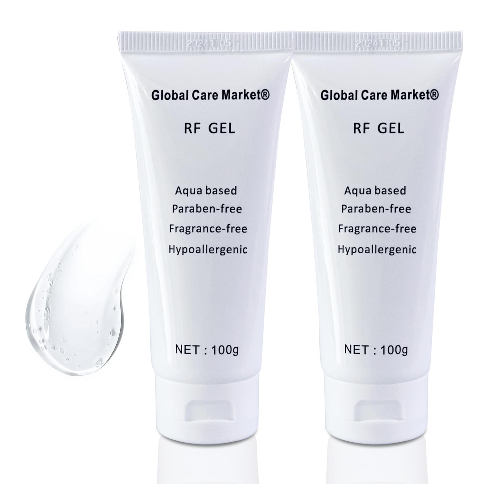 RF Gel (2 Pack) – Skin Cooling & Conducting Gel for RF Face Lifting, Skin Tightening & Beauty Devices | Perfect for Home Spa & Professional Treatments