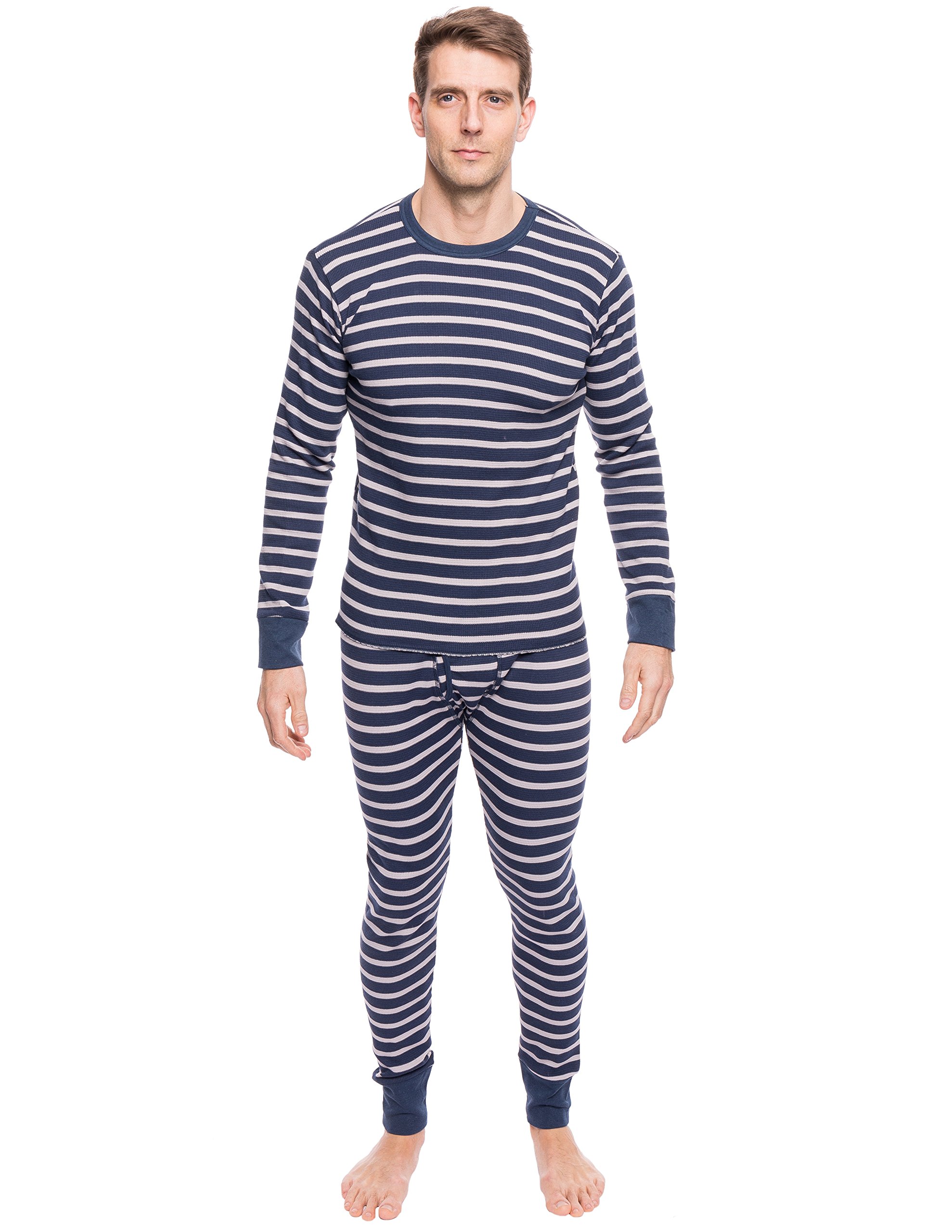 Noble Mount Men's Extreme Cold Weather Waffle Knit Thermal Underwear Set - Base Layer Top & Bottom for Winter Sports, Hunting & Outdoor Activities