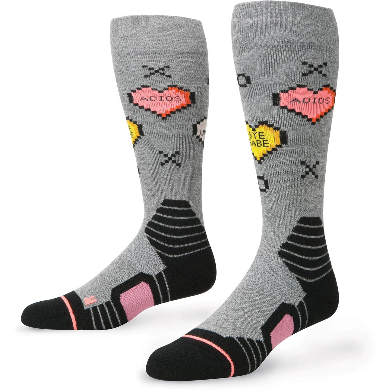 Stance Women's Candy Stripe Crew Socks - Soft Comfortable Athletic Socks for Running, Yoga & Everyday Wear - Fun Striped Pattern Casual Socks for Women