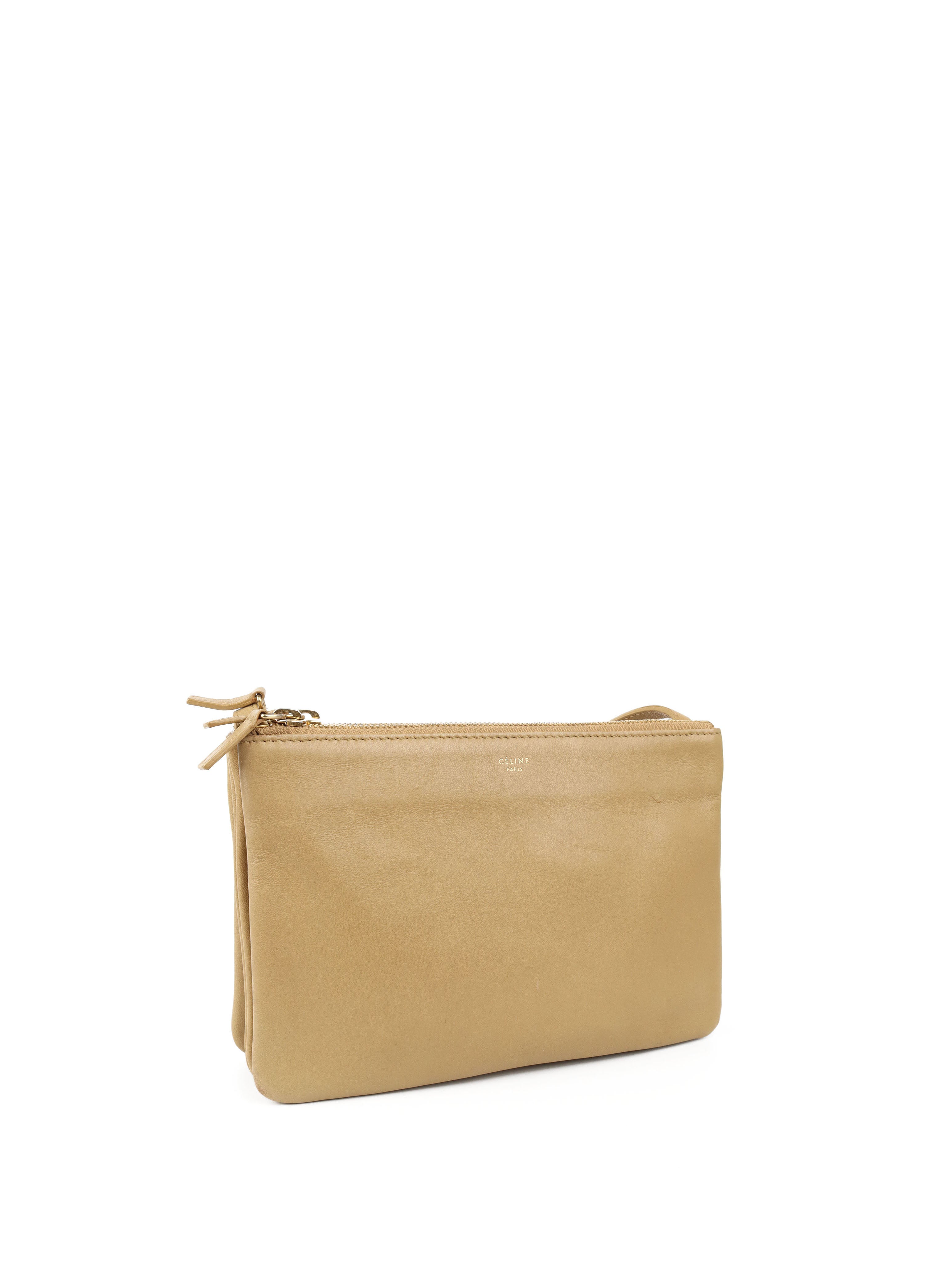 Celine Trio Bag in Light Brown - Stylish Crossbody Purse for Women | Perfect for Work, Travel & Everyday Use