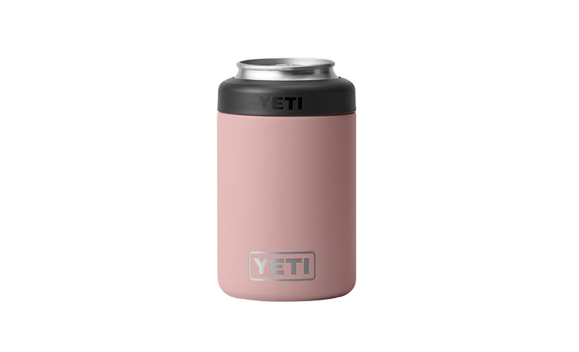 Yeti Rambler Colster 2.0 Insulated Can Cooler - Sandstone Pink | Keeps Drinks Cold for Hours | Perfect for Camping, Beach & Outdoor Adventures