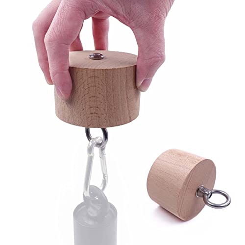 Small cylindrical wooden block