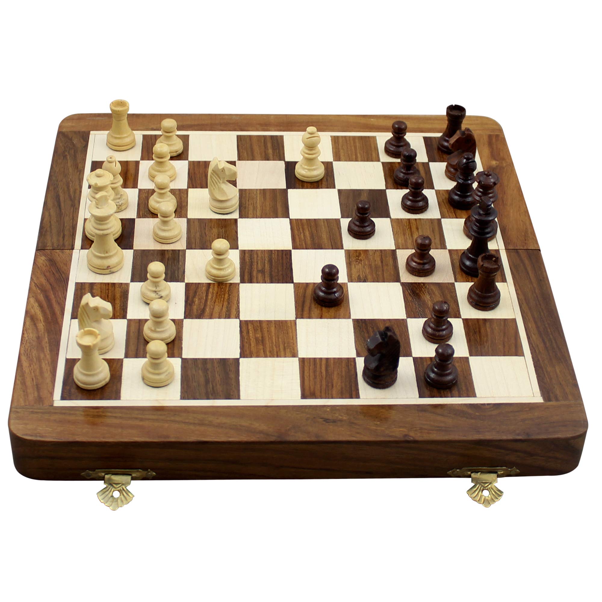 Professional Magnetic Folding Chess Set - 10 Inch Tournament Board Game for Adults & Kids | Perfect Christmas Gift, Travel & Family Game Night