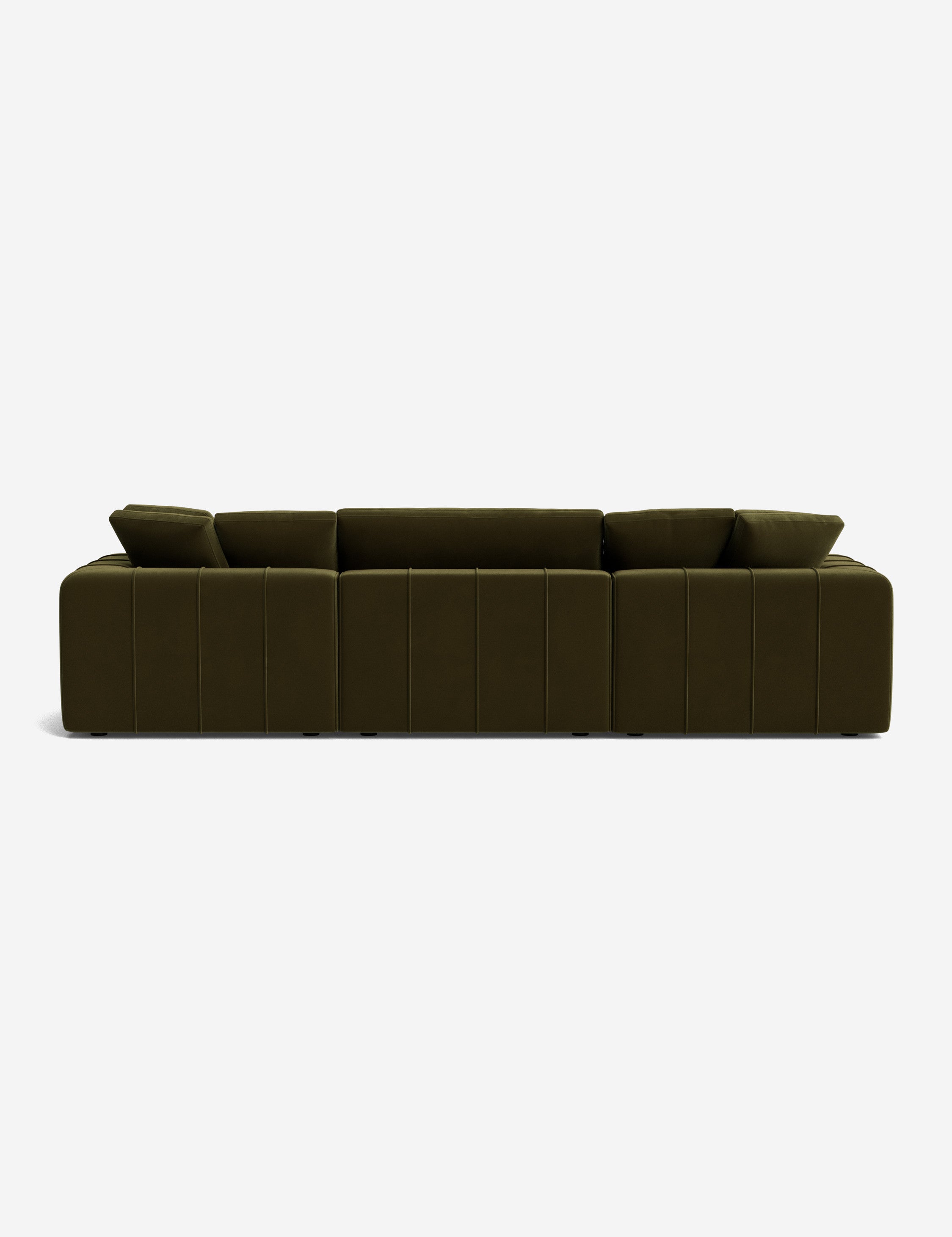 Modern Capella Sofa - Comfortable Fabric Sectional Couch for Living Room, Lounge & Family Room - Stylish Home Furniture for Relaxing & Entertaining