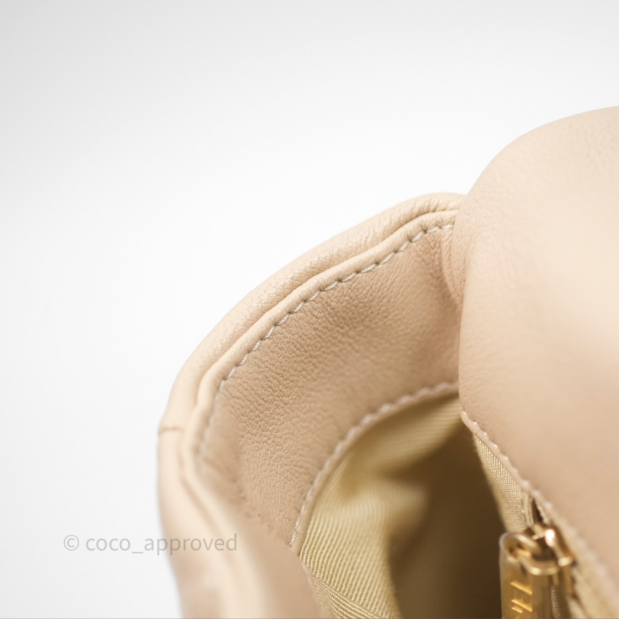 Chanel 19 Small Beige Mixed Hardware Flap Bag - Luxury Designer Handbag for Women | Perfect for Everyday Use, Office & Special Occasions