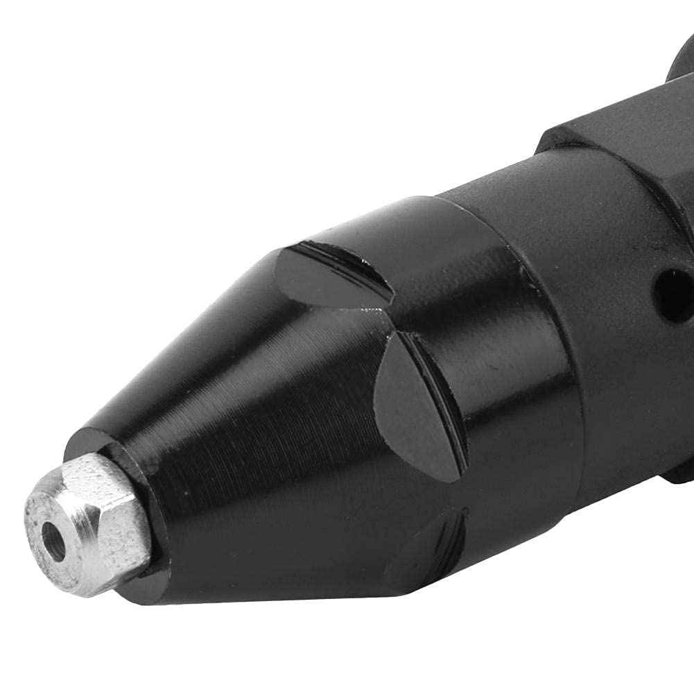 Rivet Nut Drill Adapter - Cordless Electric Riveting Nut Gun Tool for Carpenter & DIY Projects | Black | Perfect for Metalworking, Woodworking & Home Repairs
