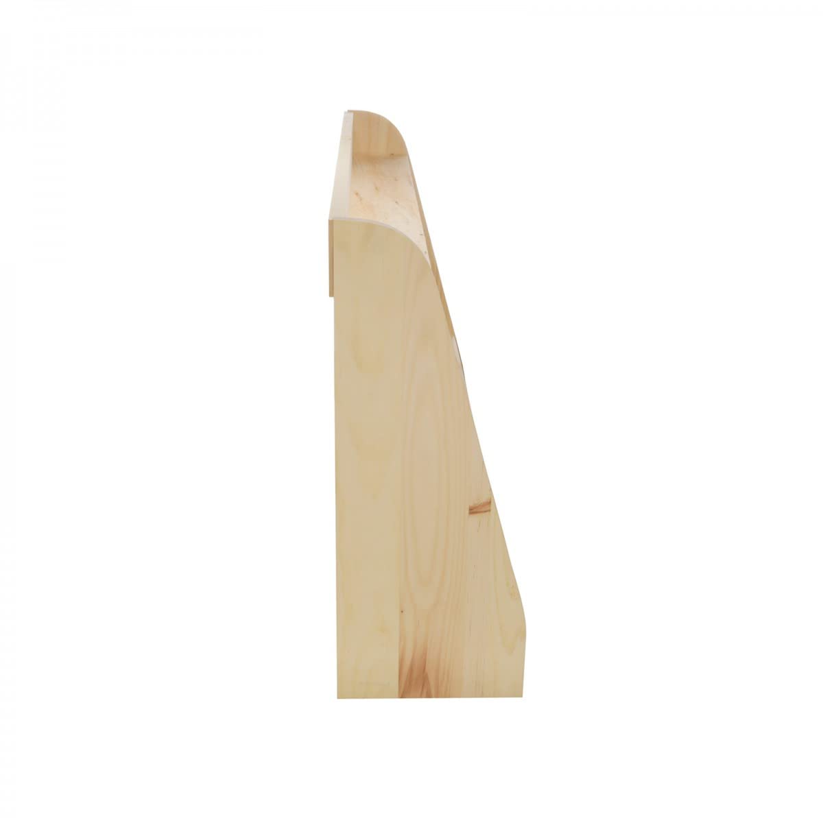 Unfinished Pine Wood Computer Shelf Kit by Renovators Supply - DIY Home Office Desk Organizer for PC, Printer & Accessories - Perfect for Workspace & Gaming Setup