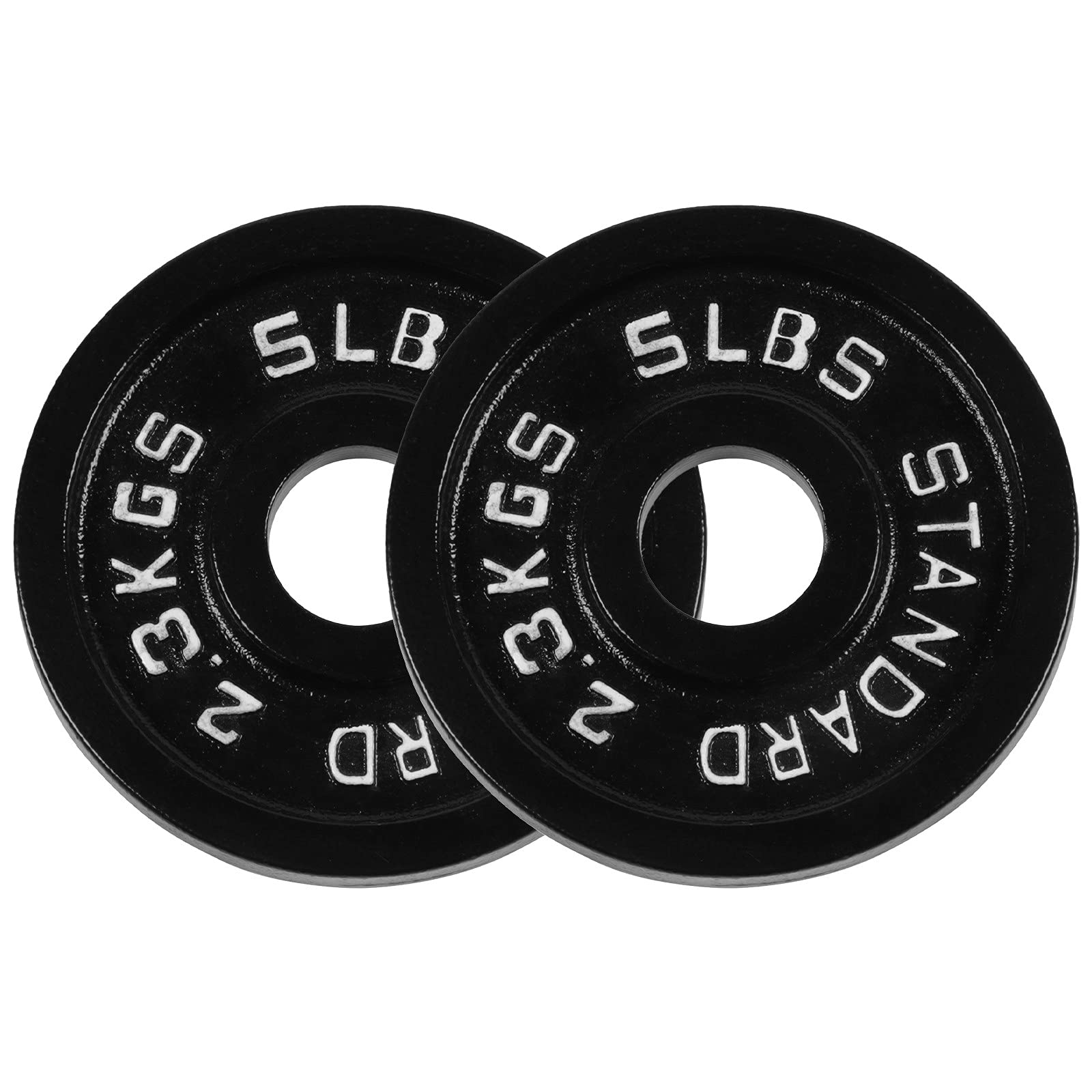 Xinqinghao Olympic Bumper Plates - 2-inch Weight Plates Set (2.5/5/10/25/35/45 LB) with Steel Insert for CrossFit, Powerlifting & Strength Training - Perfect for Home Gym, Commercial Fitness Centers & Weightlifting Competitions