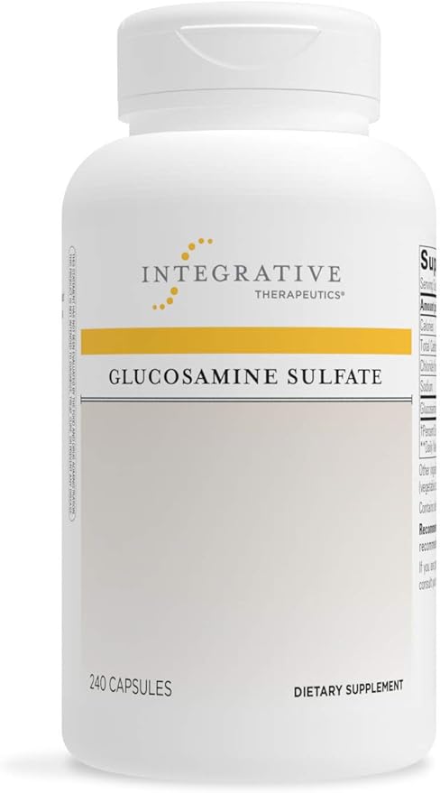 Integrative Therapeutics Glucosamine Sulfate Supplement - 1000mg per Serving for Joint Health & Mobility - Supports Cartilage & Connective Tissue - Ideal for Athletes & Active Adults