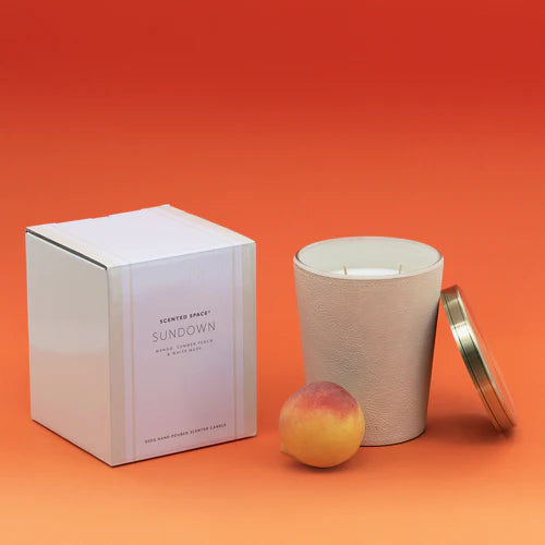 Premium 900g Leather Scented Candle by Apsley & Co - Handmade Soy Wax Candle for Home Decor, Romantic Ambiance & Relaxation - Perfect for Living Room, Bedroom & Spa Settings